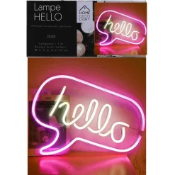 3S. x Home Lampe Néon Hello Acrylique USB Clearance