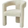 3S. x Home Le Fauteuil ARUSHA design moderne Blanc New