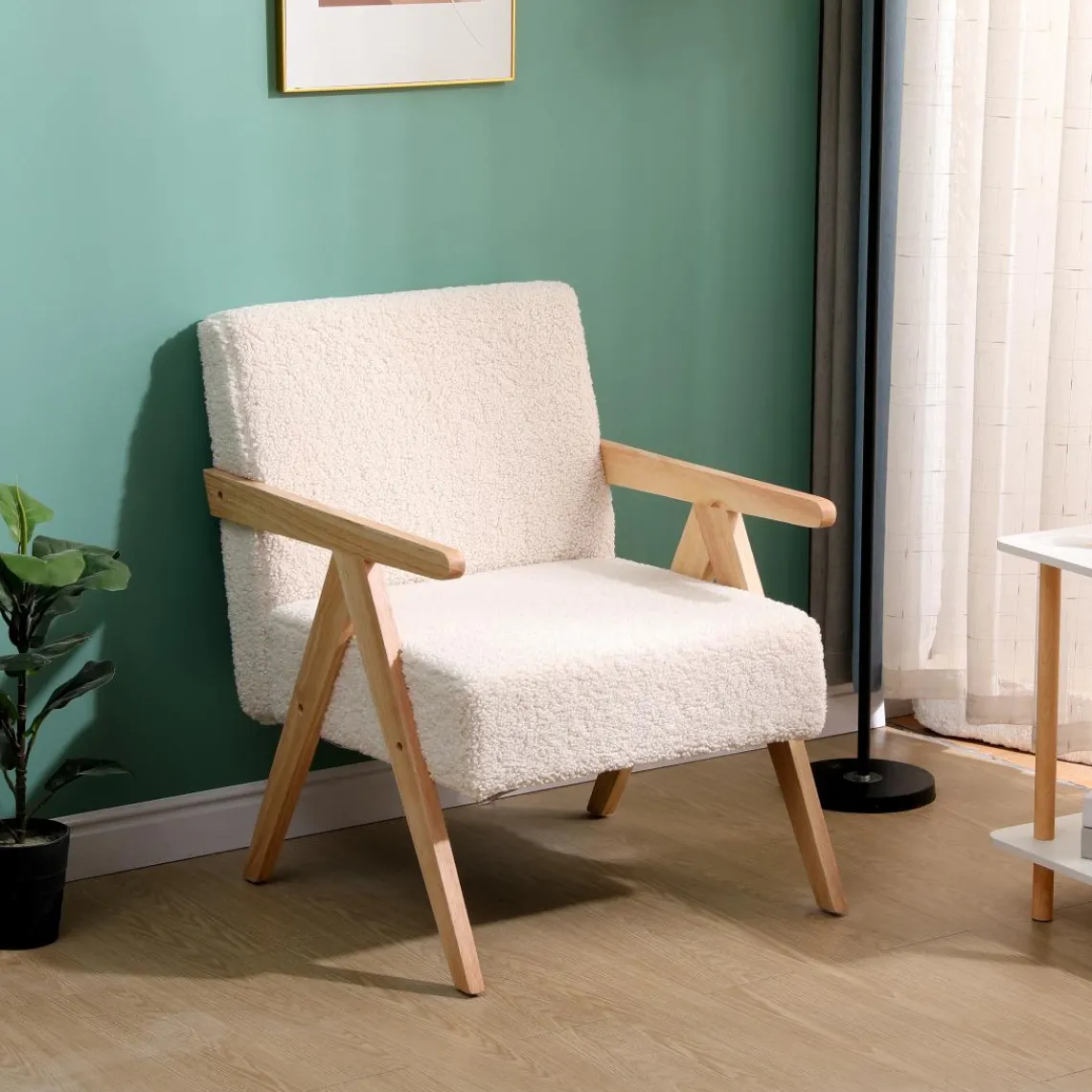 3S. x Home Le fauteuil de salon SANTAREM design scandinave Best
