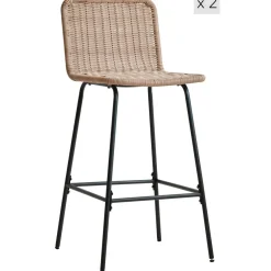 3S. x Home Le lot de tabourets BANGKOK design moderne et son élégant alliage de matières Online
