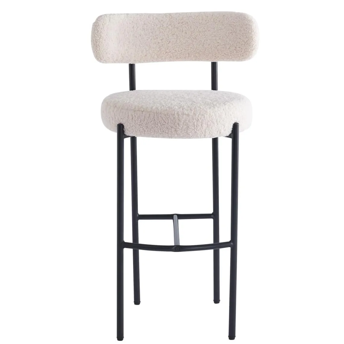 3S. x Home Le tabouret de bar LARS design scandinave élégant assise garnie premium avec une mousse ultra-dense Best