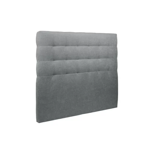Wtb Lit avec tête de lit capitonnee tissu et sommier kit gris anthracite Best