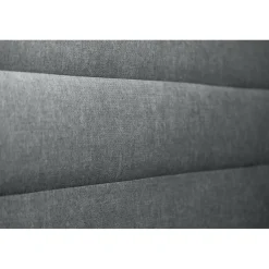 Wtb Lit avec tête de lit lignes tissu et sommier kit gris anthracite Best