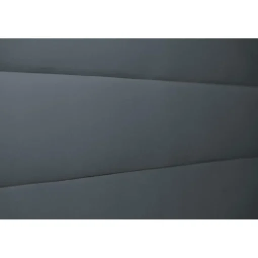 Wtb Lit avec tête de lit lignes velours et sommier kit gris anthracite