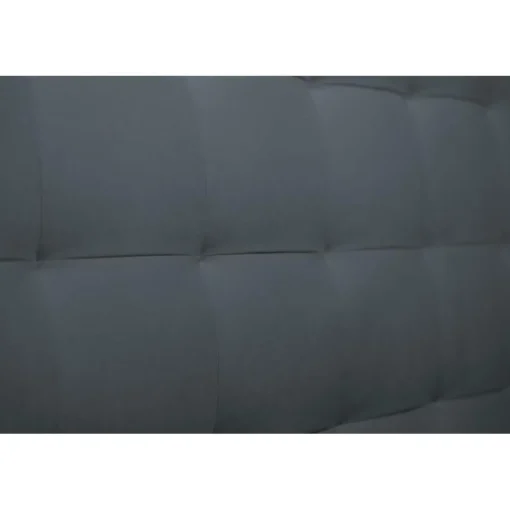 Sommeil de Plomb Lit coffre avec tête de lit capitonnee Velours Gris anthracite Discount