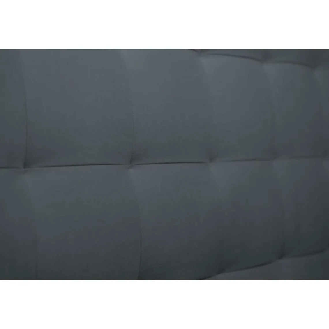 Sommeil de Plomb Lit coffre avec tête de lit capitonnee Velours Gris anthracite Discount