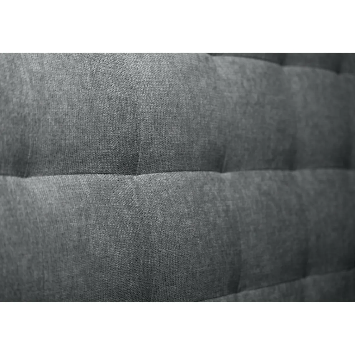 Sommeil de Plomb Lit coffre avec tête de lit capitonnee Tissu Gris anthracite