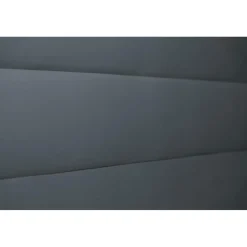 Sommeil de Plomb Lit coffre avec tête de lit lignes Velours Gris anthracite Hot