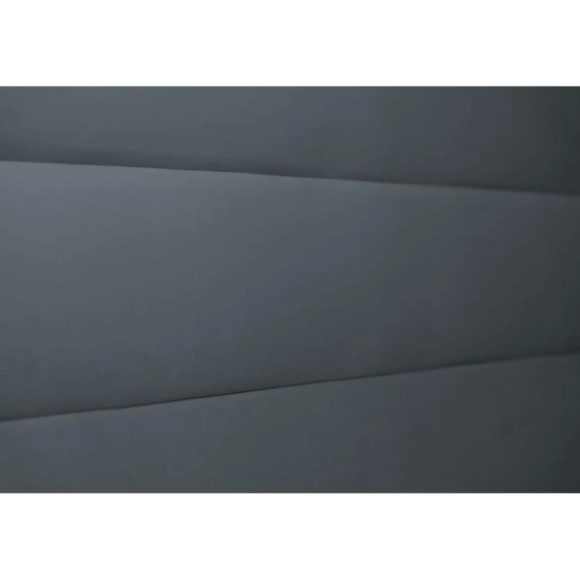 Sommeil de Plomb Lit coffre avec tête de lit lignes Velours Gris anthracite Hot