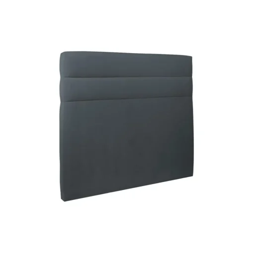 Sommeil de Plomb Lit coffre avec tête de lit lignes Velours Gris anthracite Hot