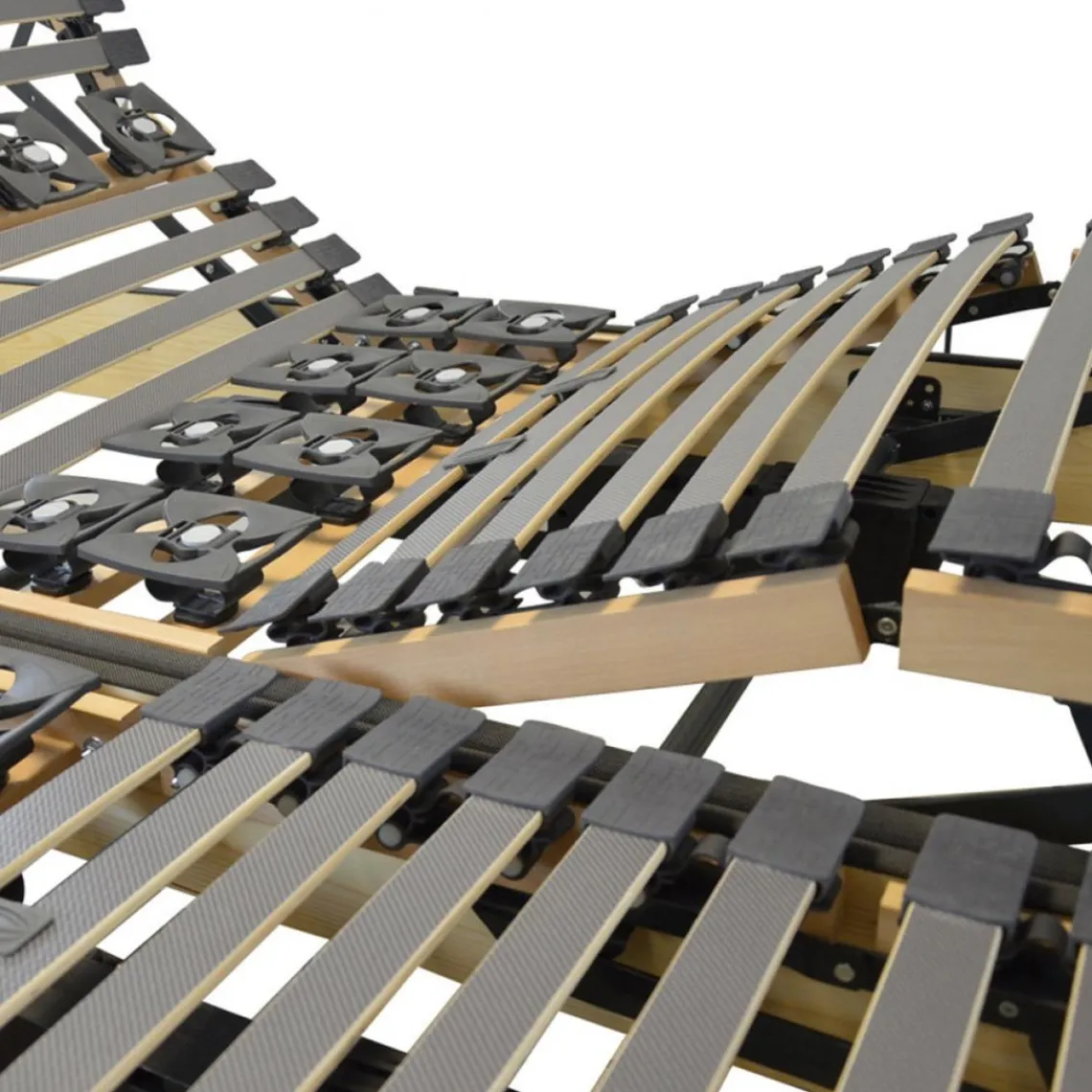 Selenia Lit de Relaxation Matelas Latex et Sommier Electrique à Lattes et Plots AINA Clearance