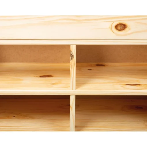 3S. x Home Lit en Pin Massif avec tiroirs de rangement IRIVO bois Best