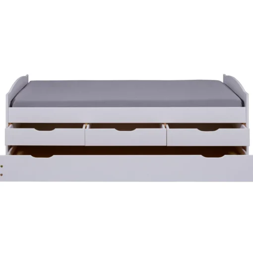 3S. x Home Lit en Pin Massif 90x190 ULLI Blanc Sale