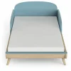 3 SUISSES Lit enfant sans barreaux FIRMIANA bleu orage et pin naturel Clearance