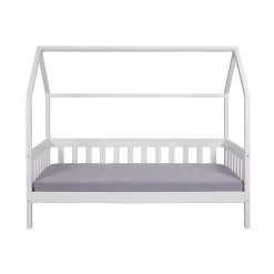 3S. x Home Lit FUNKY HOUSEBED 90x200cm blanc sanc sommier Outlet