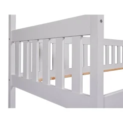 3S. x Home Lit FUNKY HOUSEBED 90x200cm blanc sanc sommier Outlet