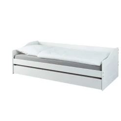 3S. x Home Lit Gigogne en Bois Massif Blanc New