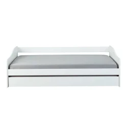 3S. x Home Lit Gigogne en Bois Massif Blanc New