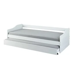 3S. x Home Lit Gigogne en Bois Massif Blanc New