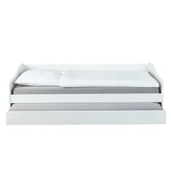 3S. x Home Lit Gigogne en Bois Massif Blanc New