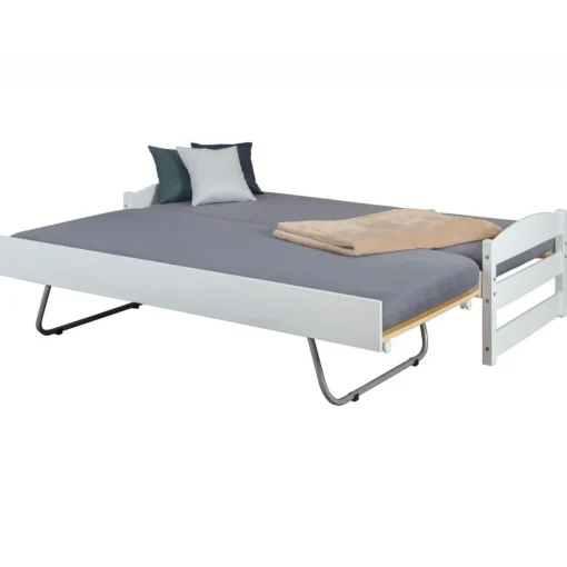 3S. x Home Lit Gigogne 90x200 blanc QUINTAS New
