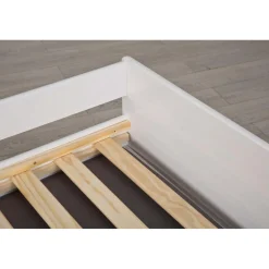 3S. x Home Lit multifonction 90x200 LORA Blanc