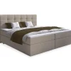 3S. x Home Lit-Coffre Avec Matelas Et Sur-Matelas ROVINKA 140cm Tissu Beige Sale