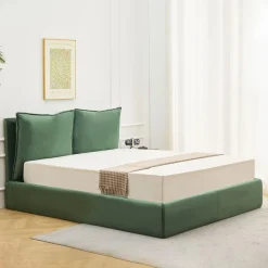 3S. x Home Lit-coffre Coussino sommier relevable Velours Clearance