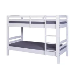 3S. x Home Lits superposés Sécables Blanc en Pin massif ADLEI New