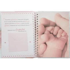3S. x Home Livre Naissance 100 Pages bleu New