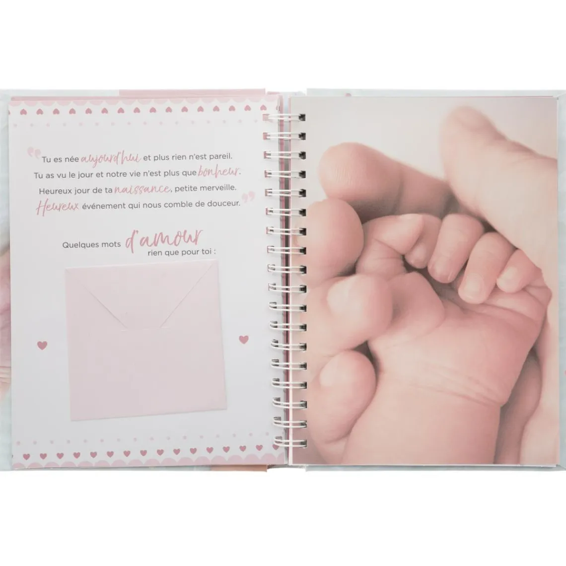 3S. x Home Livre Naissance 100 Pages bleu New