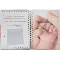 3S. x Home Livre Naissance 100 Pages bleu New