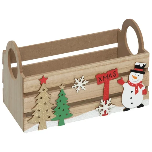 3S. x Home Lot 3 Cagettes en bois déco New