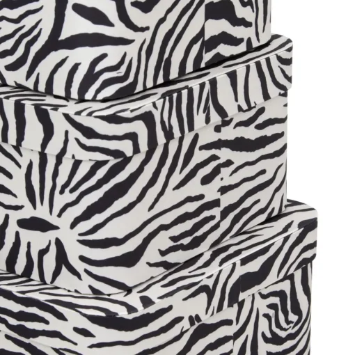 3S. x Home Lot de 4 boîtes Polybox Blanc Outlet