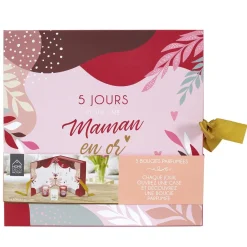 3S. x Home Lot de 5 Bougies Parfumées Calendrier Maman en verre Clearance