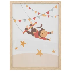 3S. x Home Lot de 3 cadres Beige en papier et bois Discount