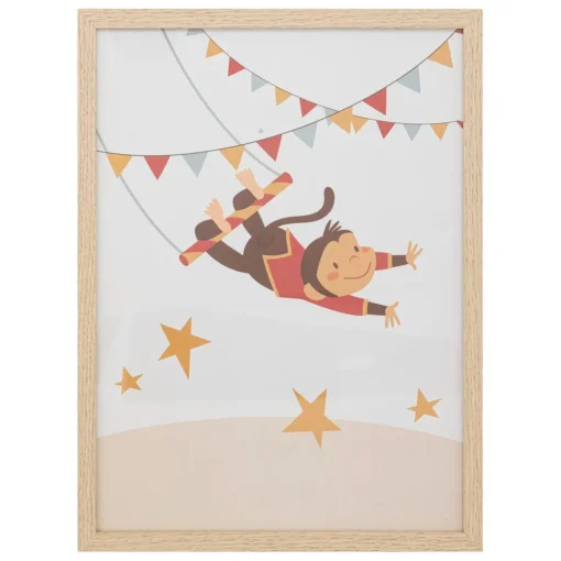 3S. x Home Lot de 3 cadres Beige en papier et bois Discount
