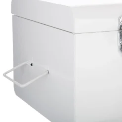 3S. x Home Lot de 2 Cantines métal blanches Online