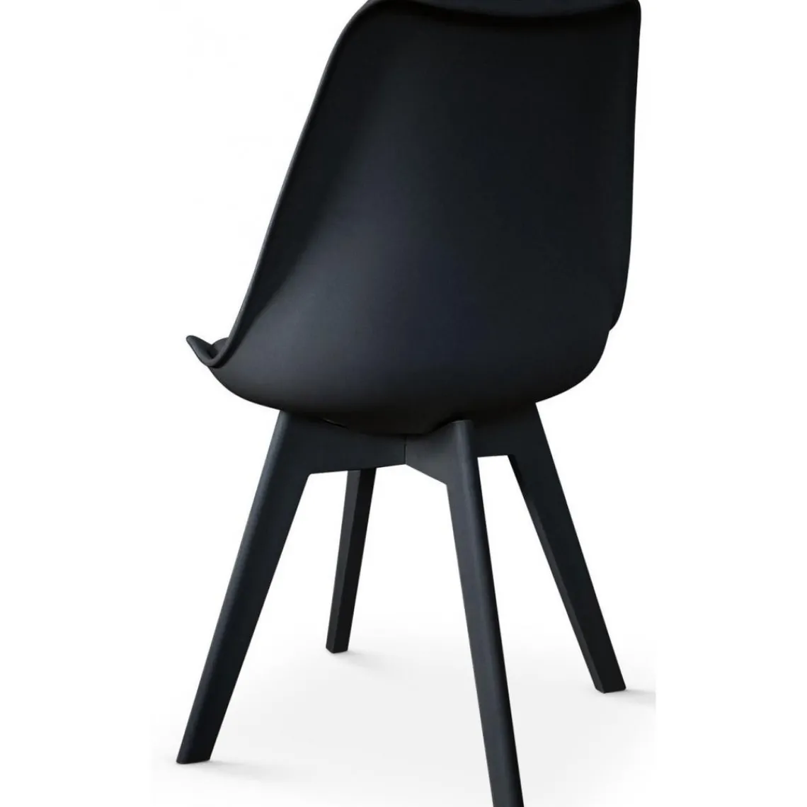 3S. x Home Lot de 2 chaises scandinaves es NIRA Noir Online