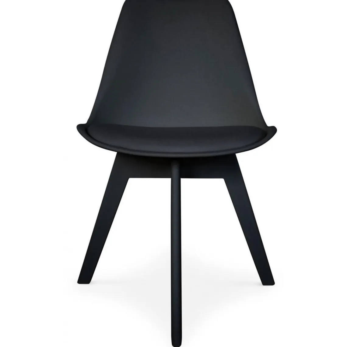 3S. x Home Lot de 2 chaises scandinaves es NIRA Noir Online