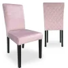 3S. x Home Lot De 2 Chaises SHALIMAN Velours Rose Sale