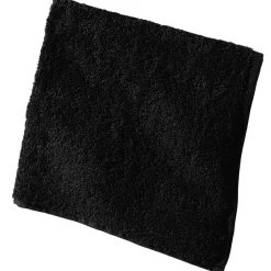 Becquet Lot de 2 Essuie-mains carré PRATIK coloré Lauréat Noir Discount