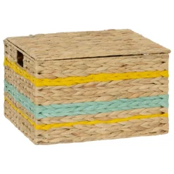 3S. x Home Lot de 2 malles de rangement pour jouet en jacynthe d'eau Outlet