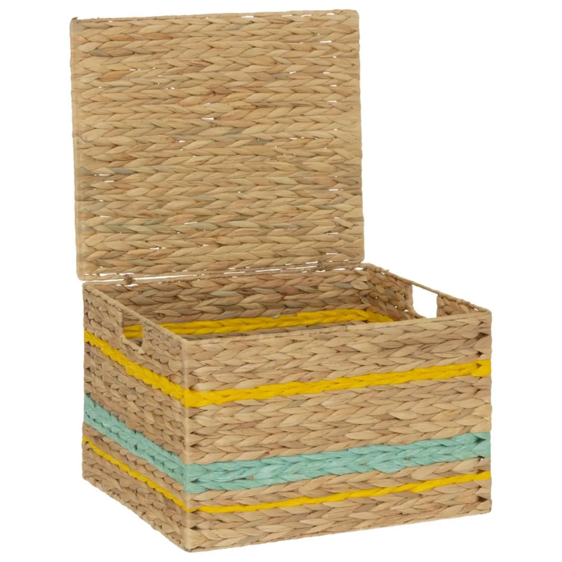 3S. x Home Lot de 2 malles de rangement pour jouet en jacynthe d'eau Outlet