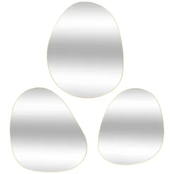 3S. x Home Lot de 3 Miroirs Métal doré Orga Lida Sale