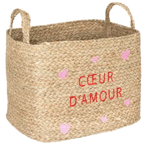 3S. x Home Lot de 3 paniers enfant Neree Motif cœur Outlet