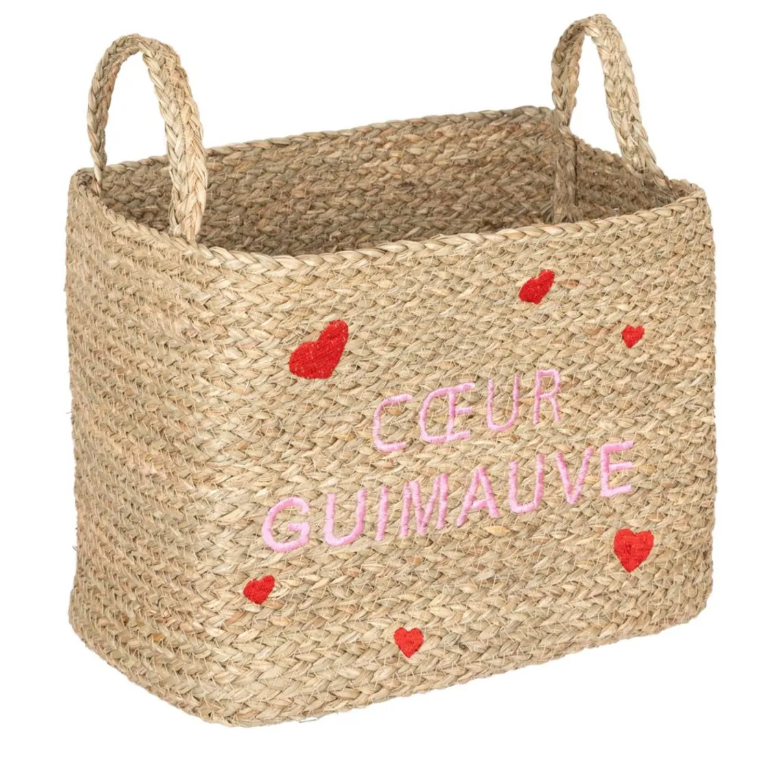 3S. x Home Lot de 3 paniers enfant Neree Motif cœur Outlet