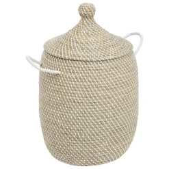 3S. x Home Lot de 2 paniers SOLEYA beige Discount