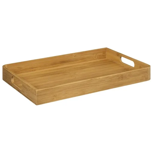 3S. x Home Lot de 2 plateaux de service bambou Online