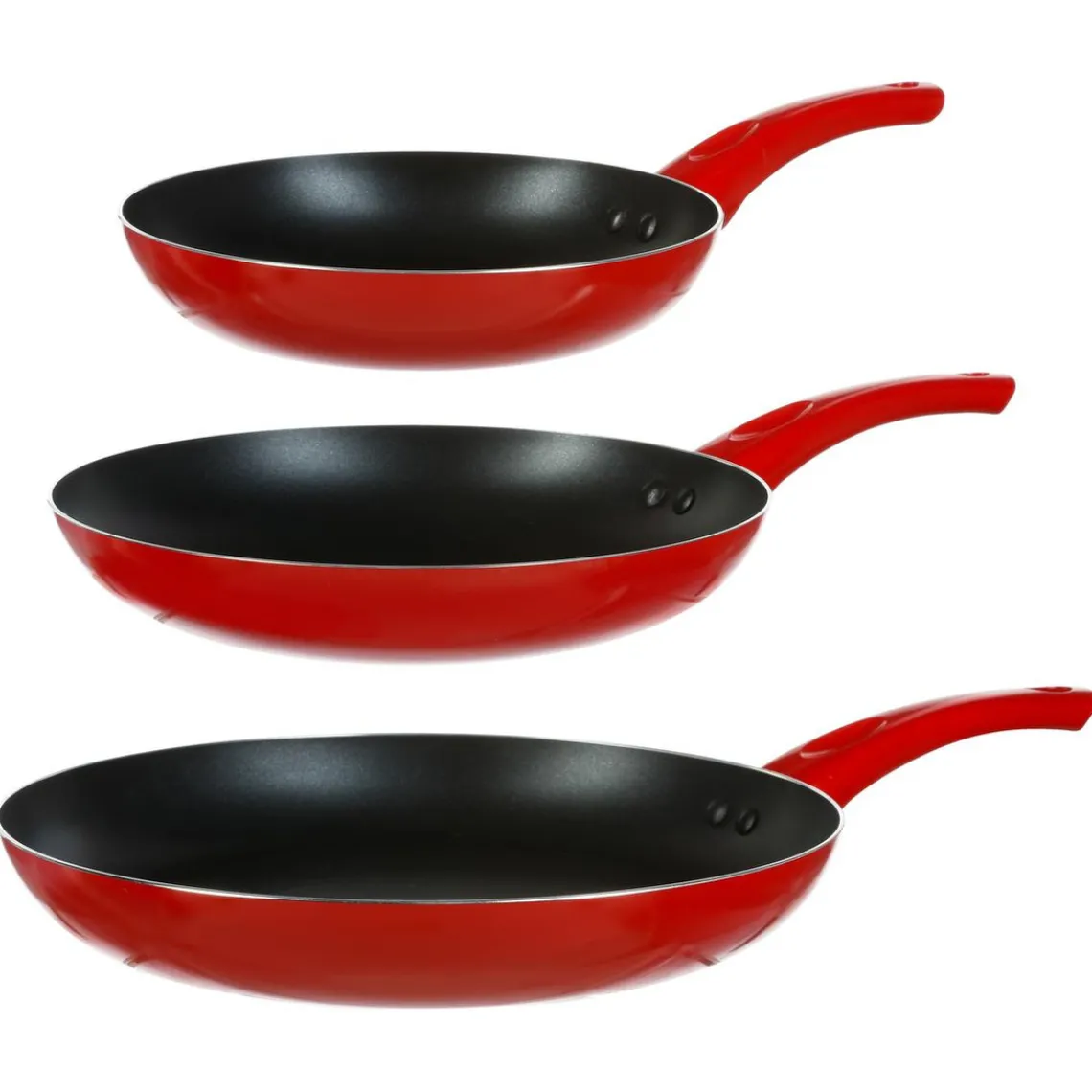 3S. x Home Lot de 3 poêles en aluminium noir Online